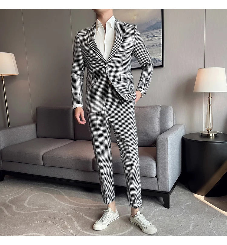 “The Rich” Men’s Designer 2 Piece Formal Business Suit