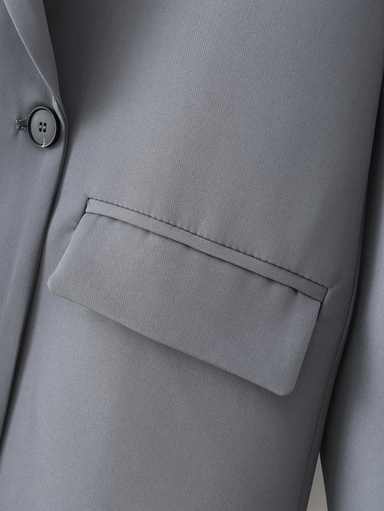 “I’m So Sly” Women’s Solid Double-Breasted Blazer
