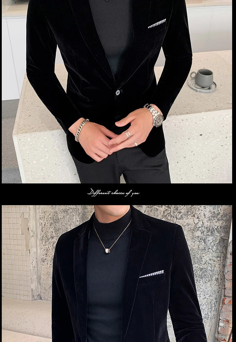 “Gemstone” Men’s Formal Designer Slim Fit Blazer