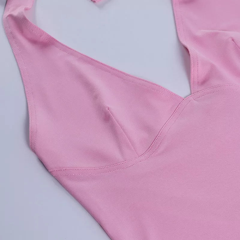 “Pounce On Me” Women’s Sexy Sexy Off Shoulder Backless Halter Top