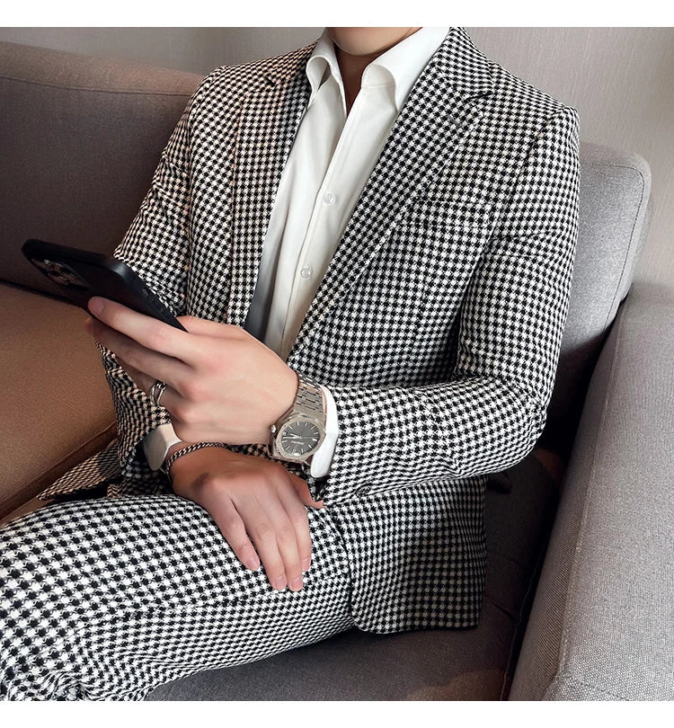 “The Rich” Men’s Designer 2 Piece Formal Business Suit