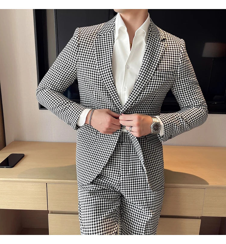 “The Rich” Men’s Designer 2 Piece Formal Business Suit