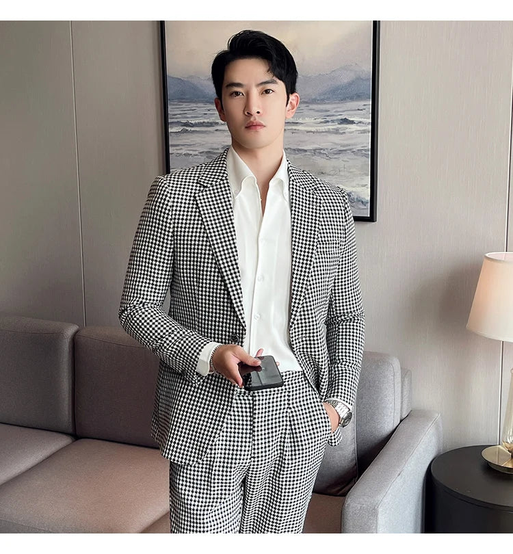 “The Rich” Men’s Designer 2 Piece Formal Business Suit