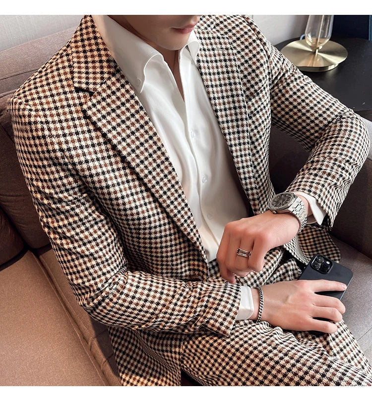“The Rich” Men’s Designer 2 Piece Formal Business Suit