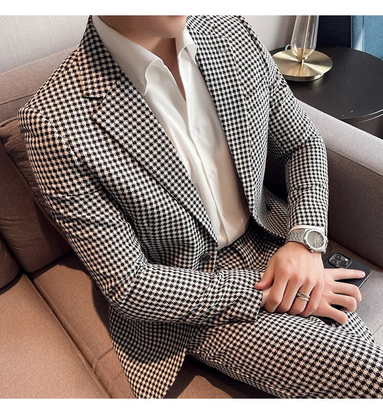 “The Rich” Men’s Designer 2 Piece Formal Business Suit