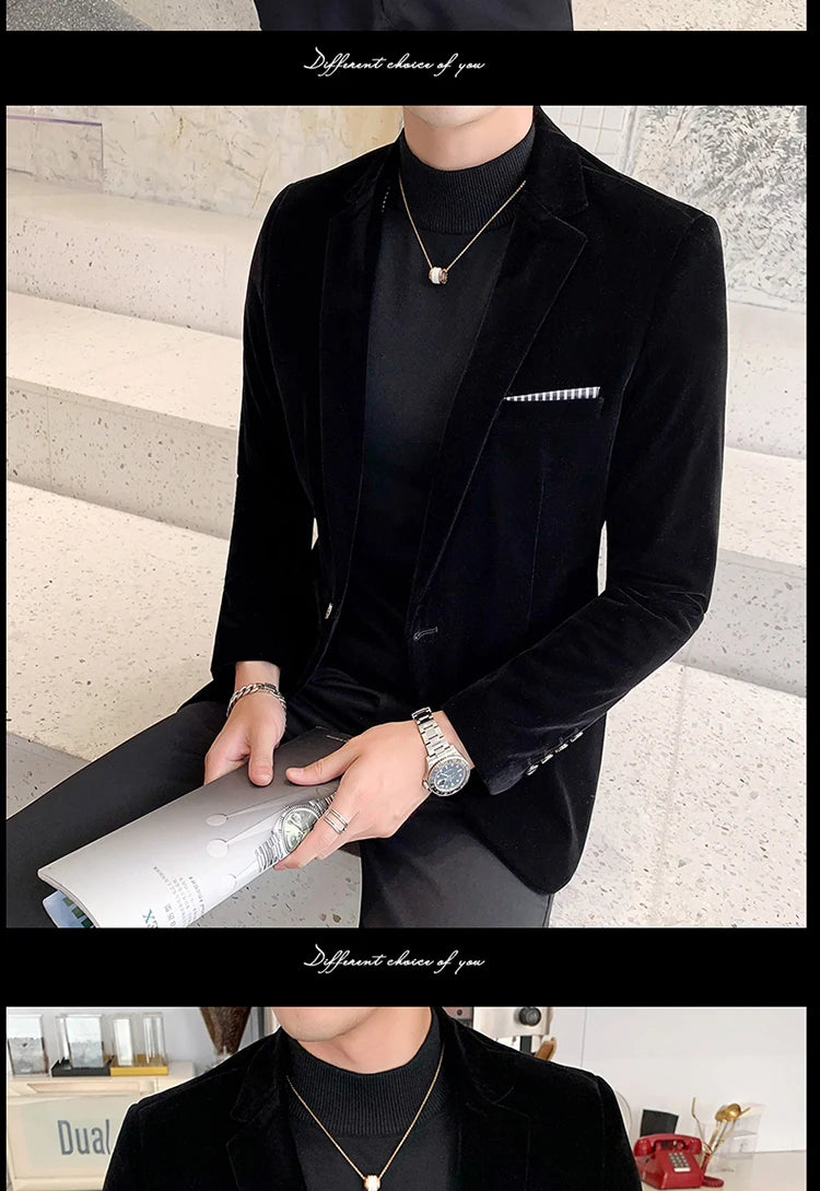 “Gemstone” Men’s Formal Designer Slim Fit Blazer