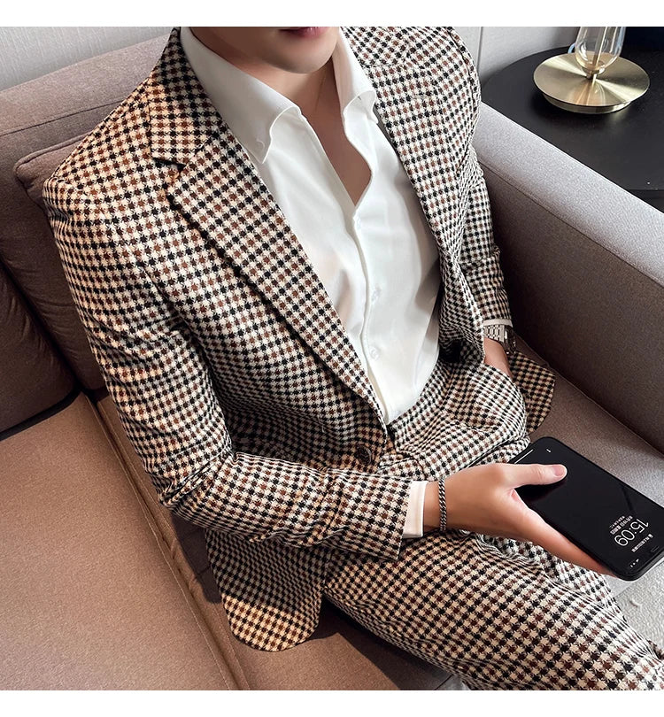 “The Rich” Men’s Designer 2 Piece Formal Business Suit