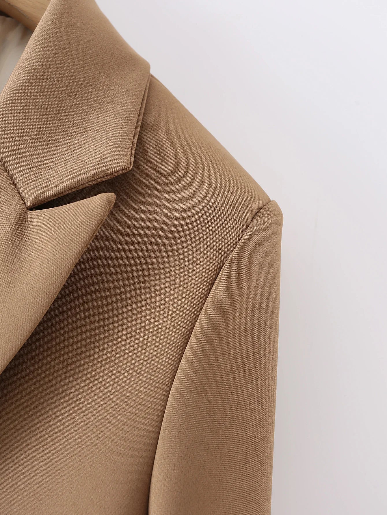 “I’m So Sly” Women’s Solid Double-Breasted Blazer