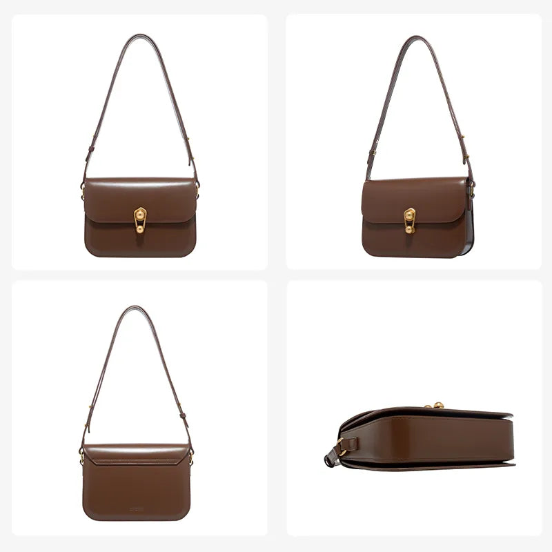 Designae’ Leather Crossbody Shoulder Bag