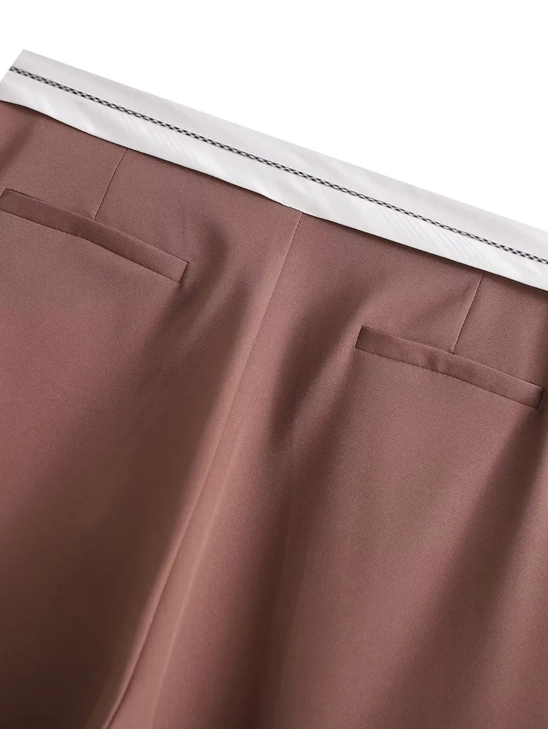 “Italiana” Women’s Business Casual Vintage High Waist Designer Pants