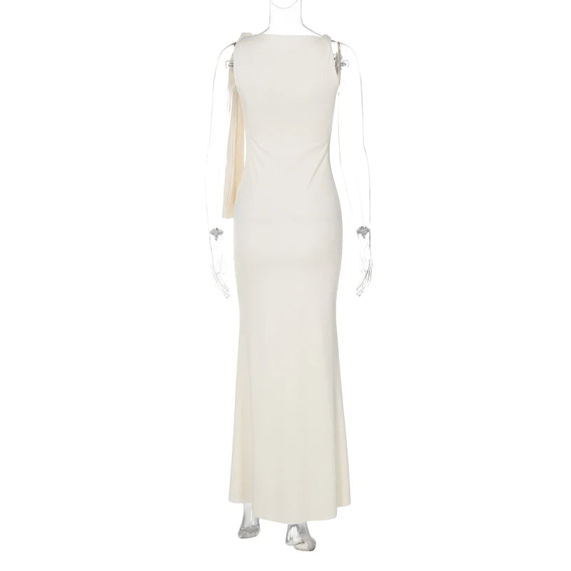 "Summer In Italy" Women's Sleeveless Bodycon Maxi Dres