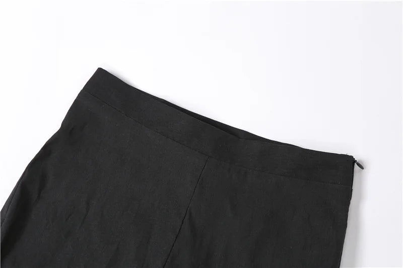 "Bing Bong" High Street Style High-Waist Flare Pants