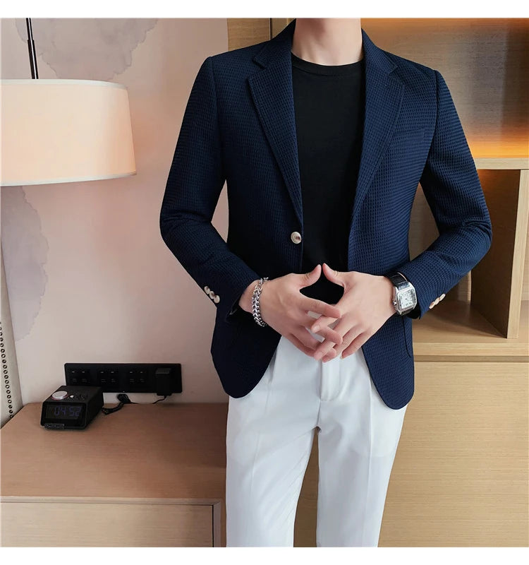 “Don’t Get It Twisted” Men’s Designer Business Casual Suit Jacket