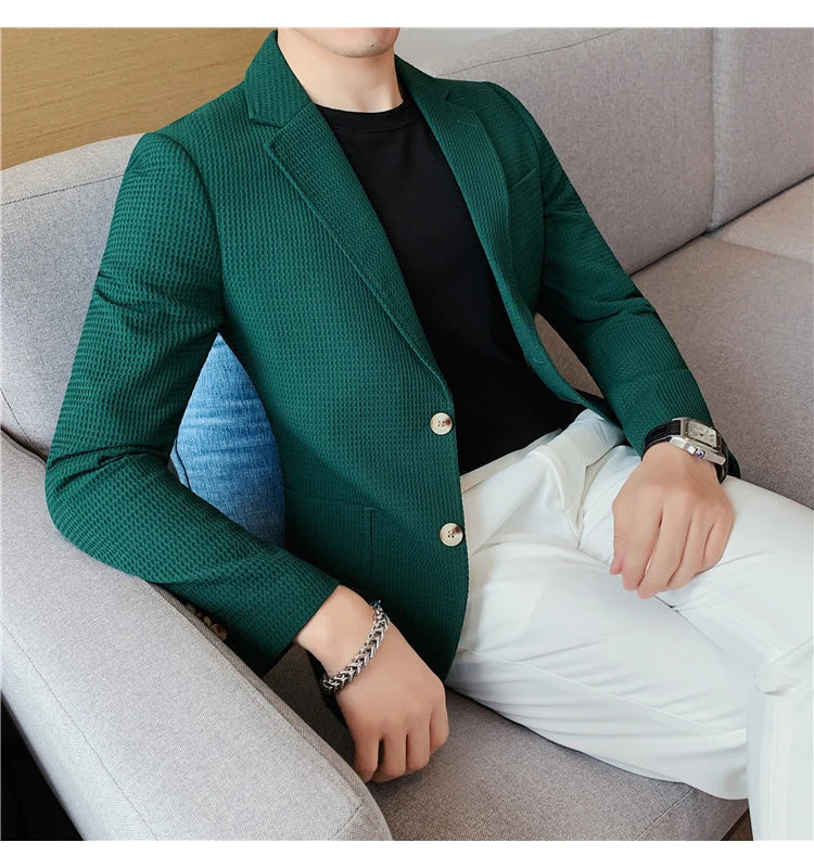 “Don’t Get It Twisted” Men’s Designer Business Casual Suit Jacket