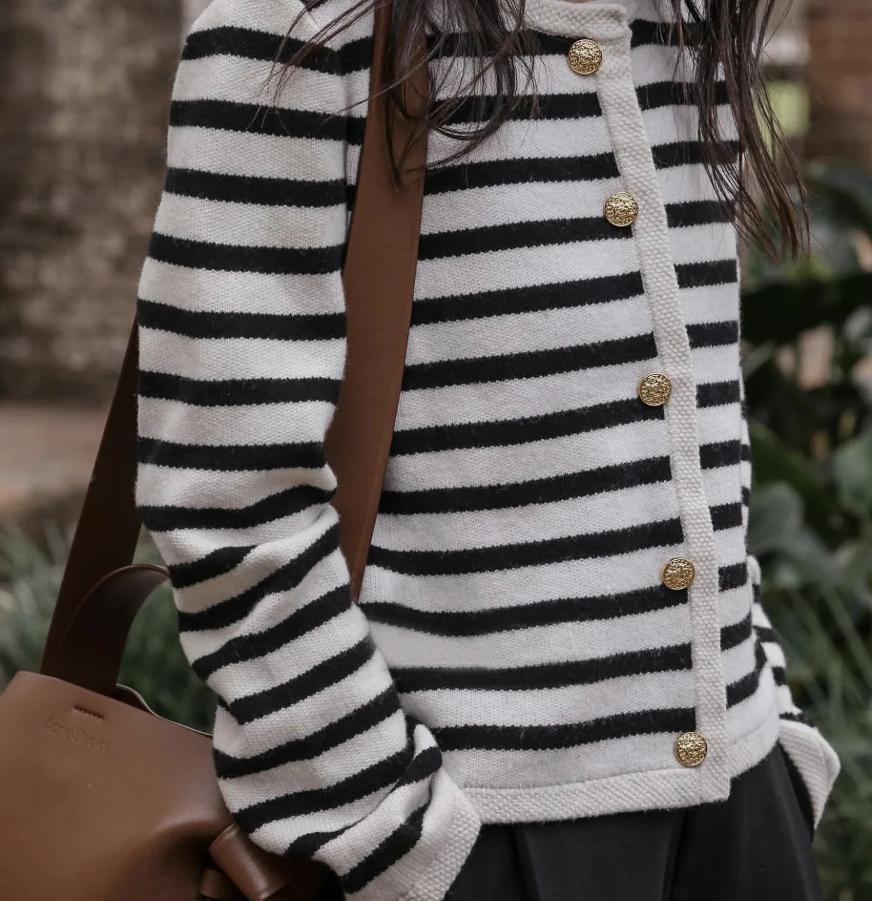 "Flossy" Women's Striped Knitted 2 Piece Outfit Set