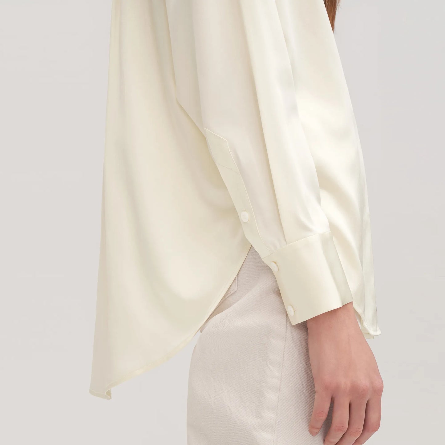 ”The Stone” Women’s Classic 22 Momme Silk Long Sleeve Blouse