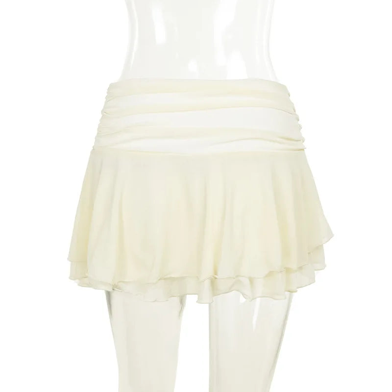 "Conquest" Women's Y2K Style Low Cut Backless Outfit Set