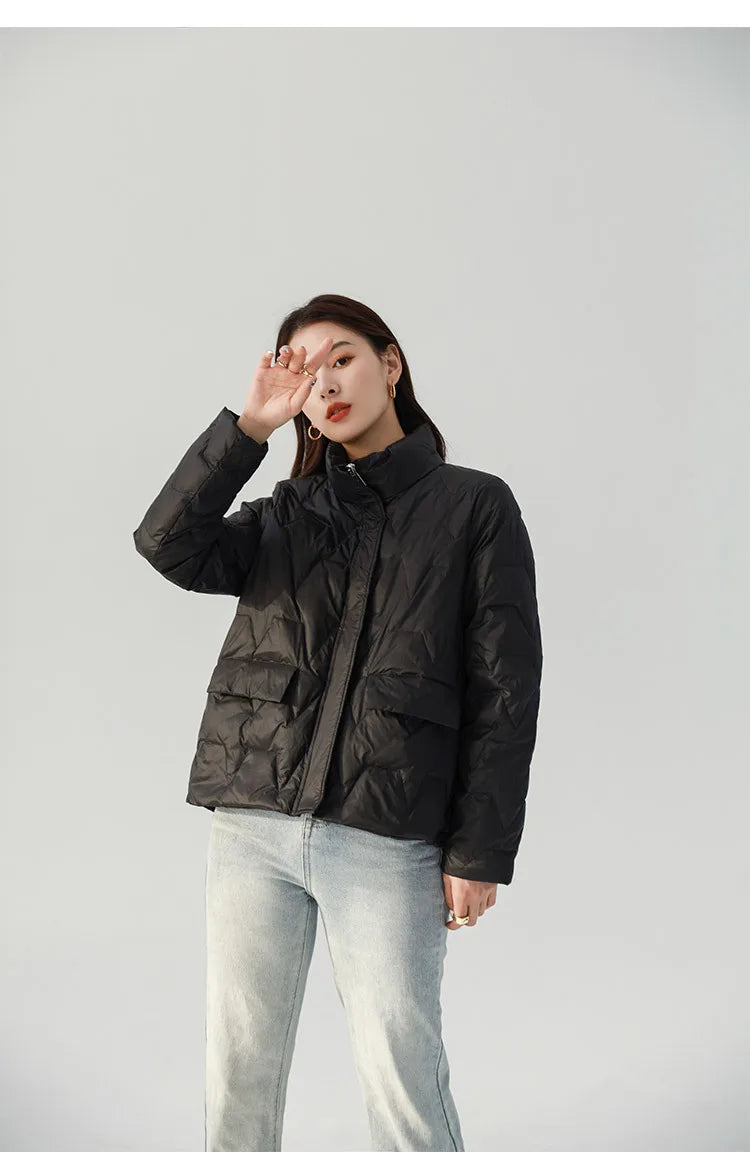 “Winter” Women’s Long Sleeve Quilted Winter Jacket