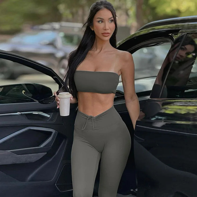 "Lé Deux" Women's Casual 2 Piece Outfit Set