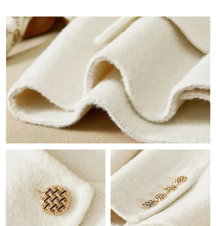 “Lady” Women’s Double Faced Wool Cropped Jacket