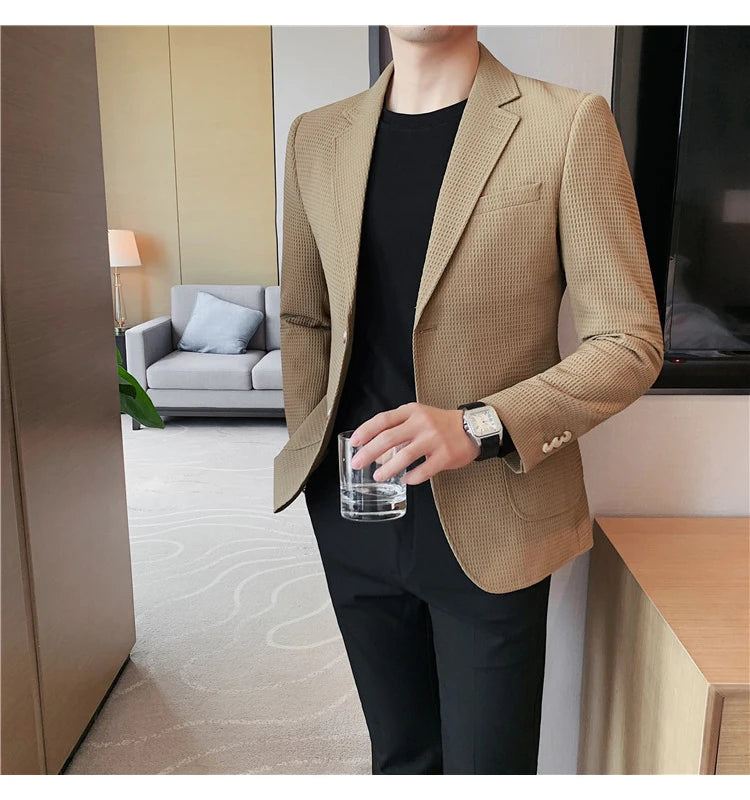 “Don’t Get It Twisted” Men’s Designer Business Casual Suit Jacket