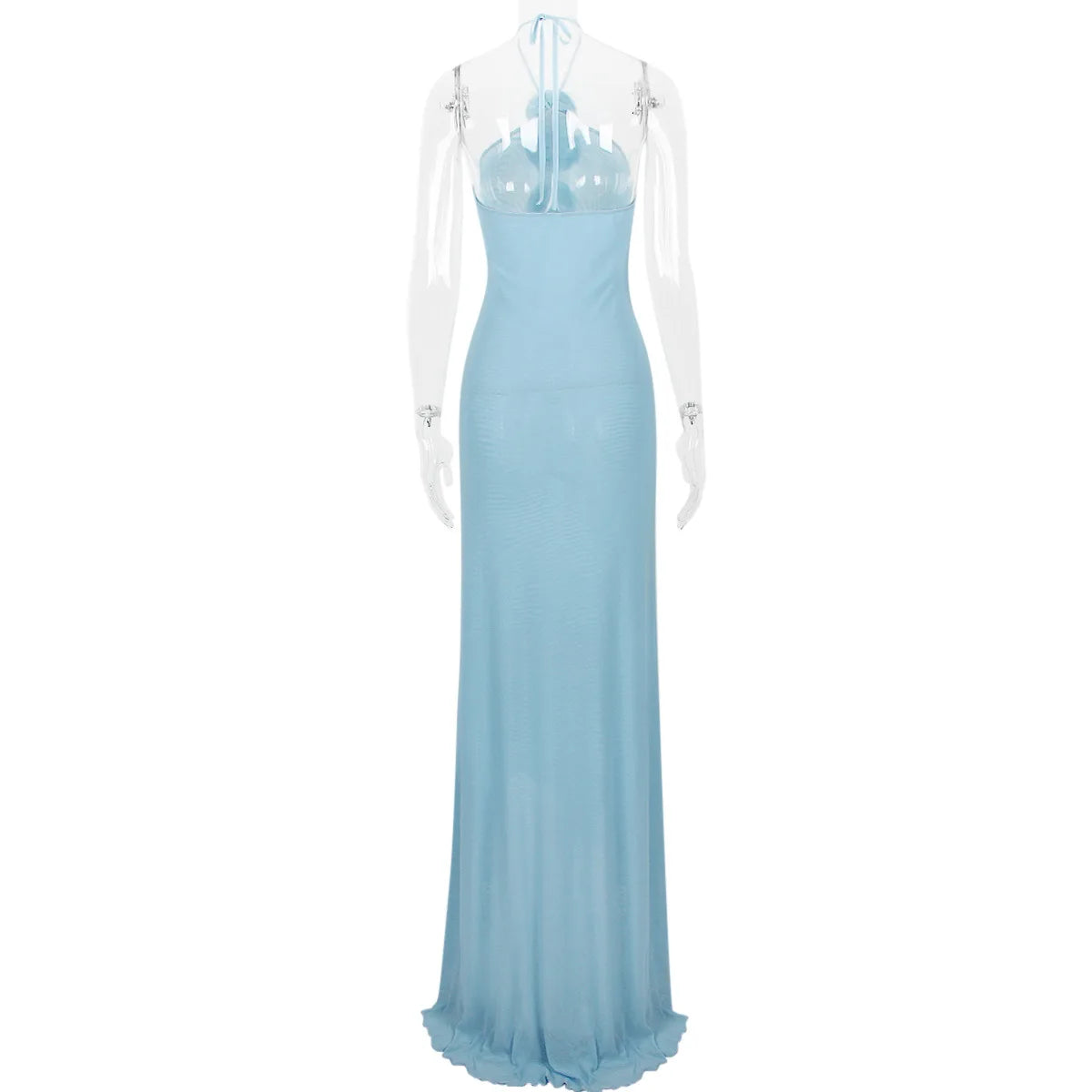 "Twilight" Women's Sexy Elegant Floral Print Elegant Halter Maxi Dress