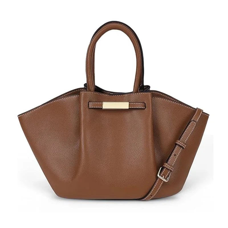 "Chlorella" Women's Designer Leather Tote Bag