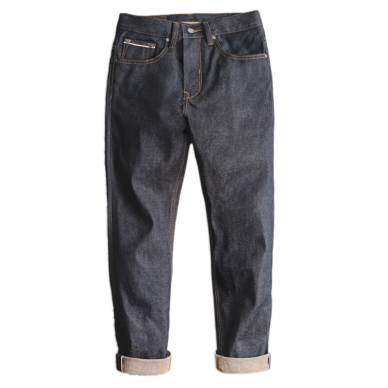 “Rustic” Men’s Recyclable Raw Woven Straight Oversized Denim Work Jeans