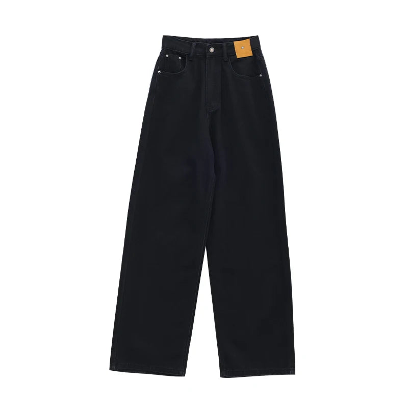 “The Z” Women’s Baggy Y2K Style High Waist Wide Leg Denim Pants