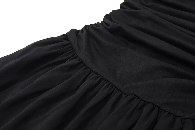 "Coastals" Ruched Bodycon High Waist Maxi Dress