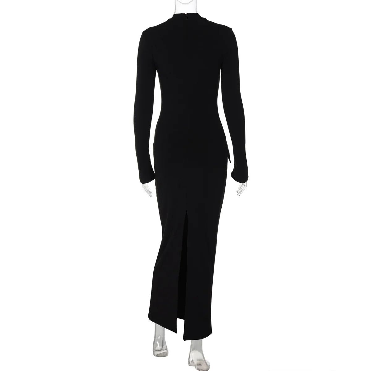 "Willow" Turtleneck Long Sleeve Maxi Dress