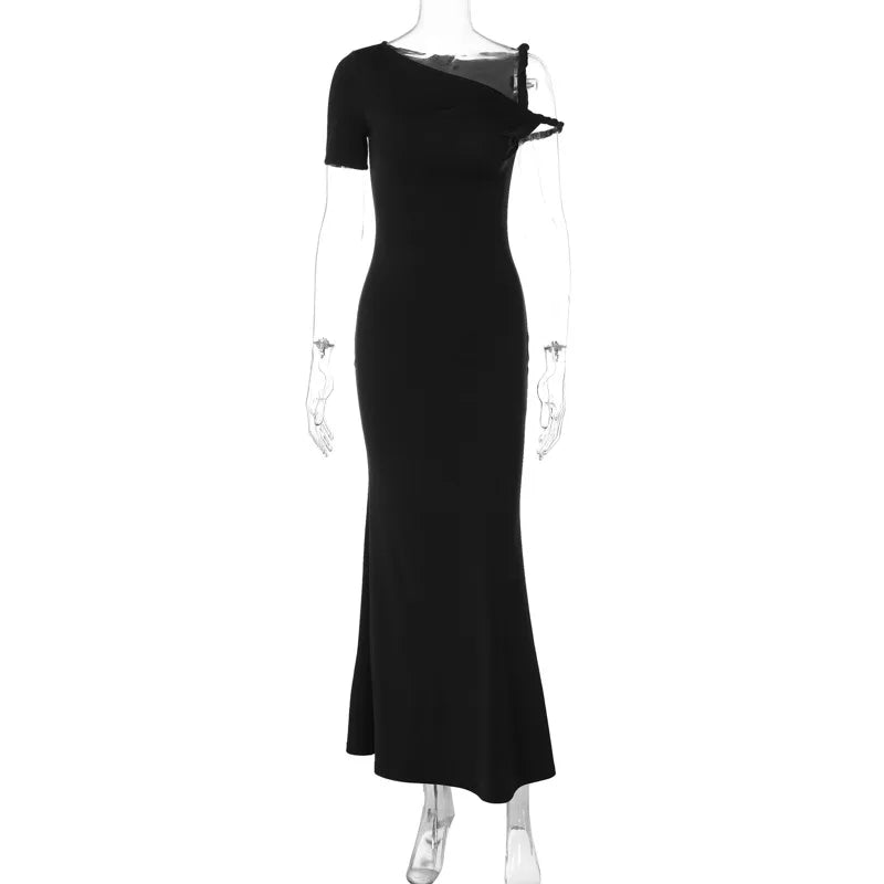"Sweet Emotions" Women's Asymmetrical One Shoulder Mini Dress