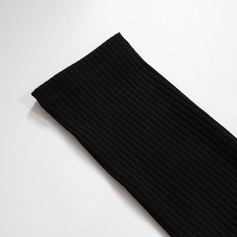 “Dark Passions” Sexy Knitted Long Sleeve Bodycon Maxi Dress