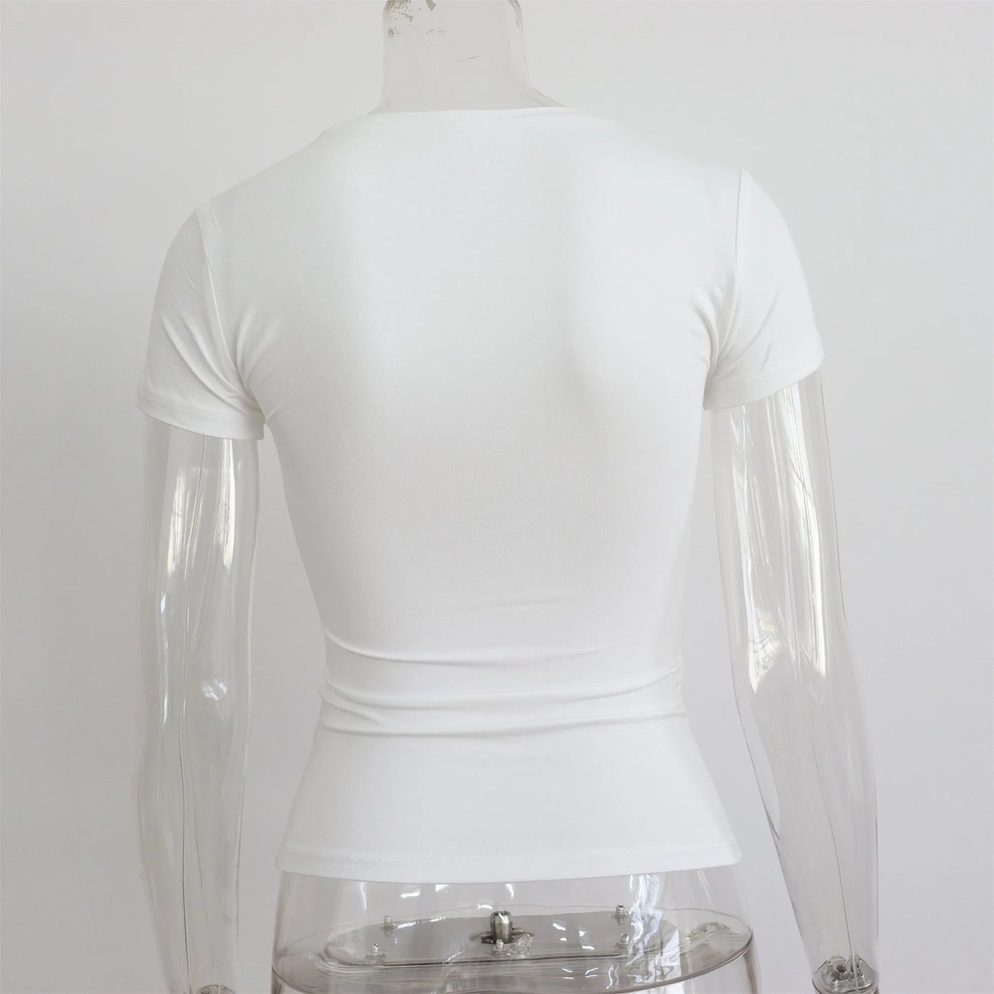 "Lé Tee" Women's Short Sleeve Casual Crop Top
