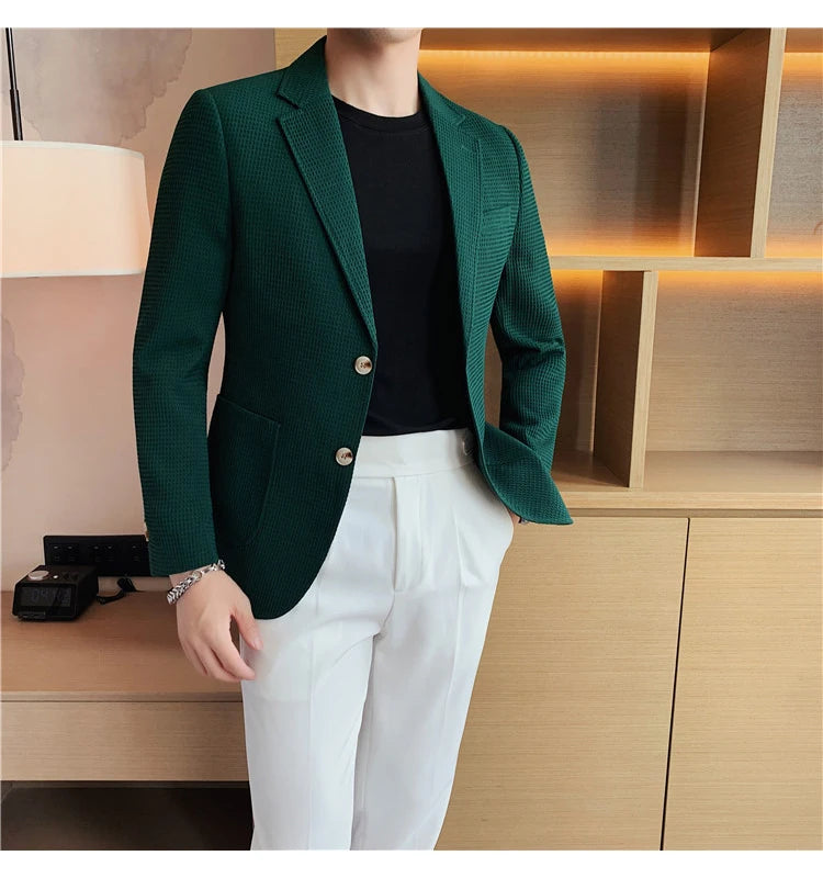 “Don’t Get It Twisted” Men’s Designer Business Casual Suit Jacket