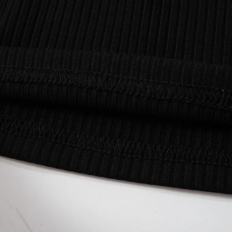 “Dark Passions” Sexy Knitted Long Sleeve Bodycon Maxi Dress