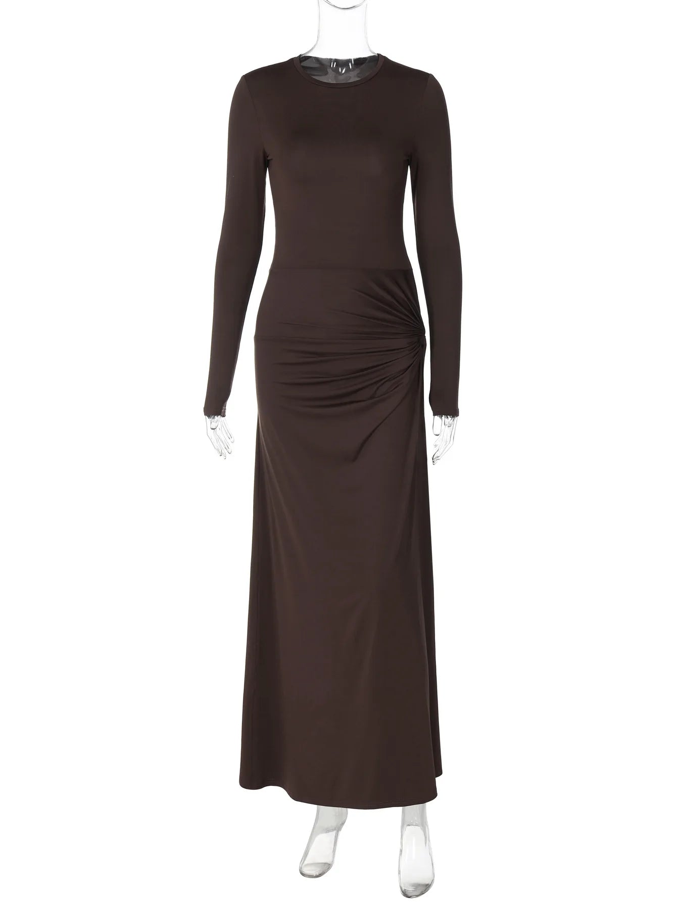 "Dorna" Women's Elegant Long Sleeve Maxi Dress