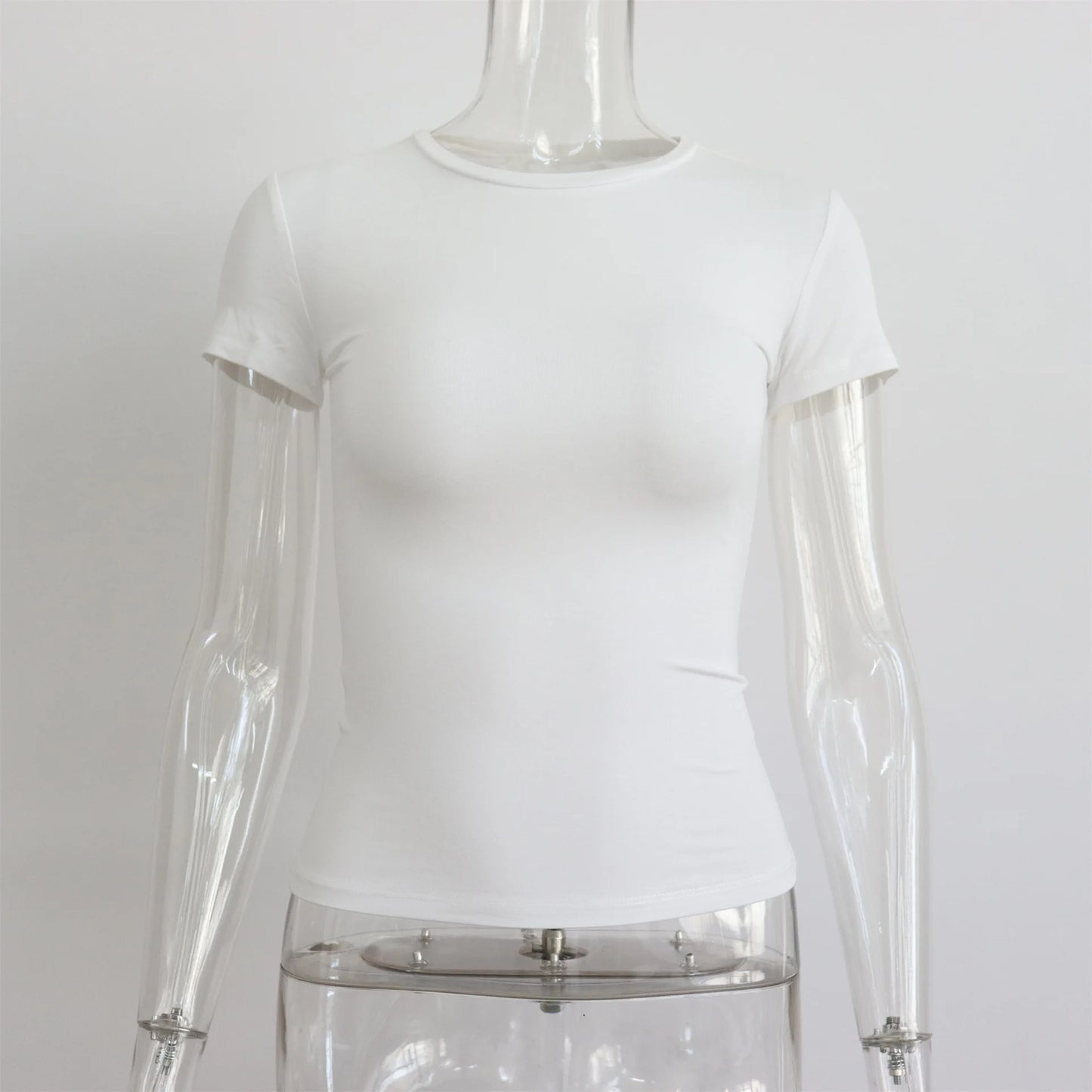 "Lé Tee" Women's Short Sleeve Casual Crop Top