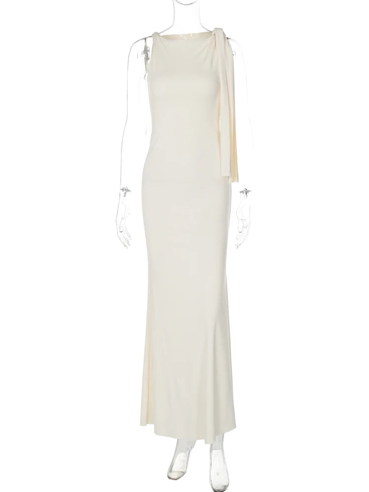 "Summer In Italy" Women's Sleeveless Bodycon Maxi Dres