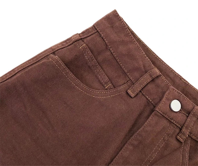 “Vintage Elations” Women’s Vintage Y2K Style Wide Leg Jeans