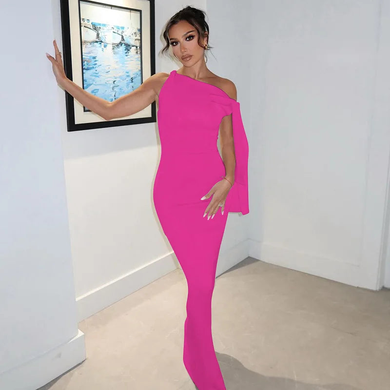 "Summer In Italy" Women's Sleeveless Bodycon Maxi Dres