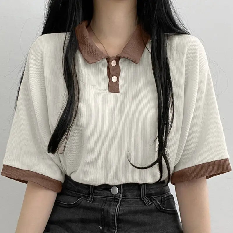 “Yellow” Casual Designer Button Up Polo Shirt