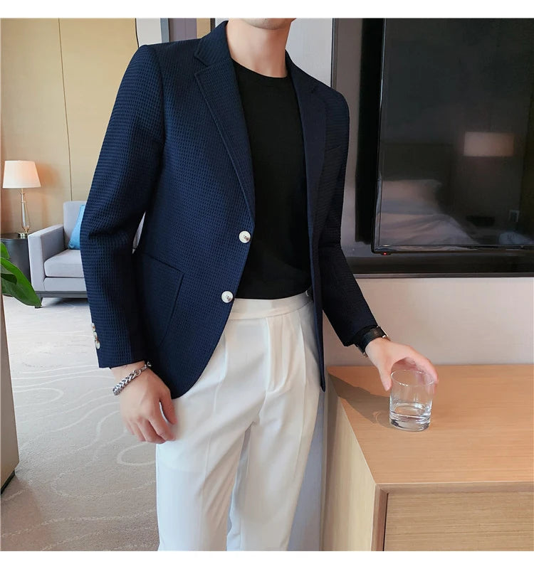 “Don’t Get It Twisted” Men’s Designer Business Casual Suit Jacket