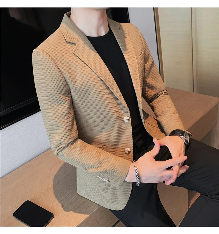 “Don’t Get It Twisted” Men’s Designer Business Casual Suit Jacket