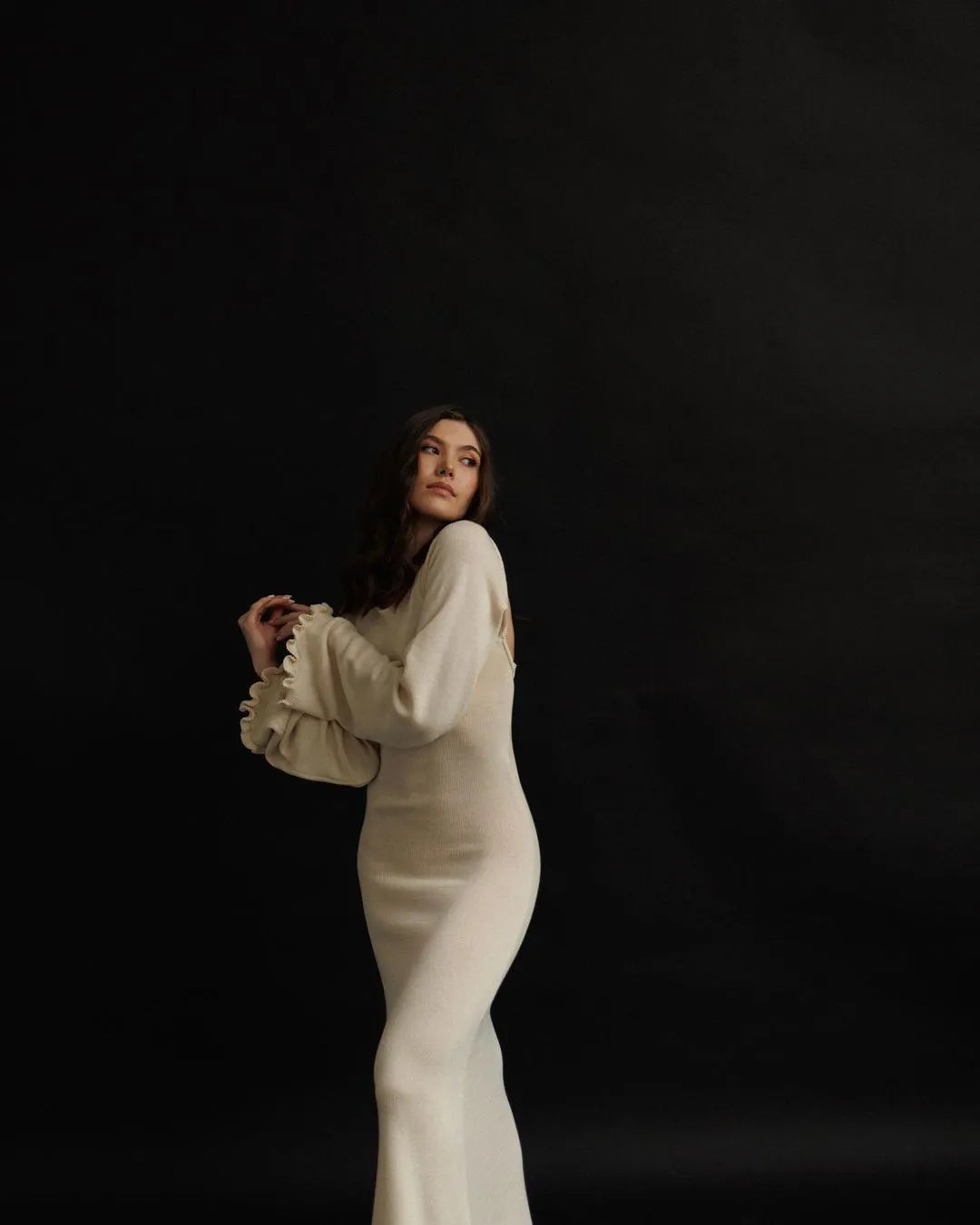 "The Cloud" Knitted Maxi Dress