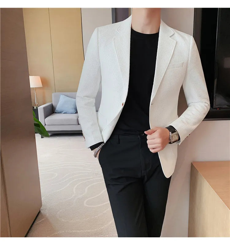 “Don’t Get It Twisted” Men’s Designer Business Casual Suit Jacket