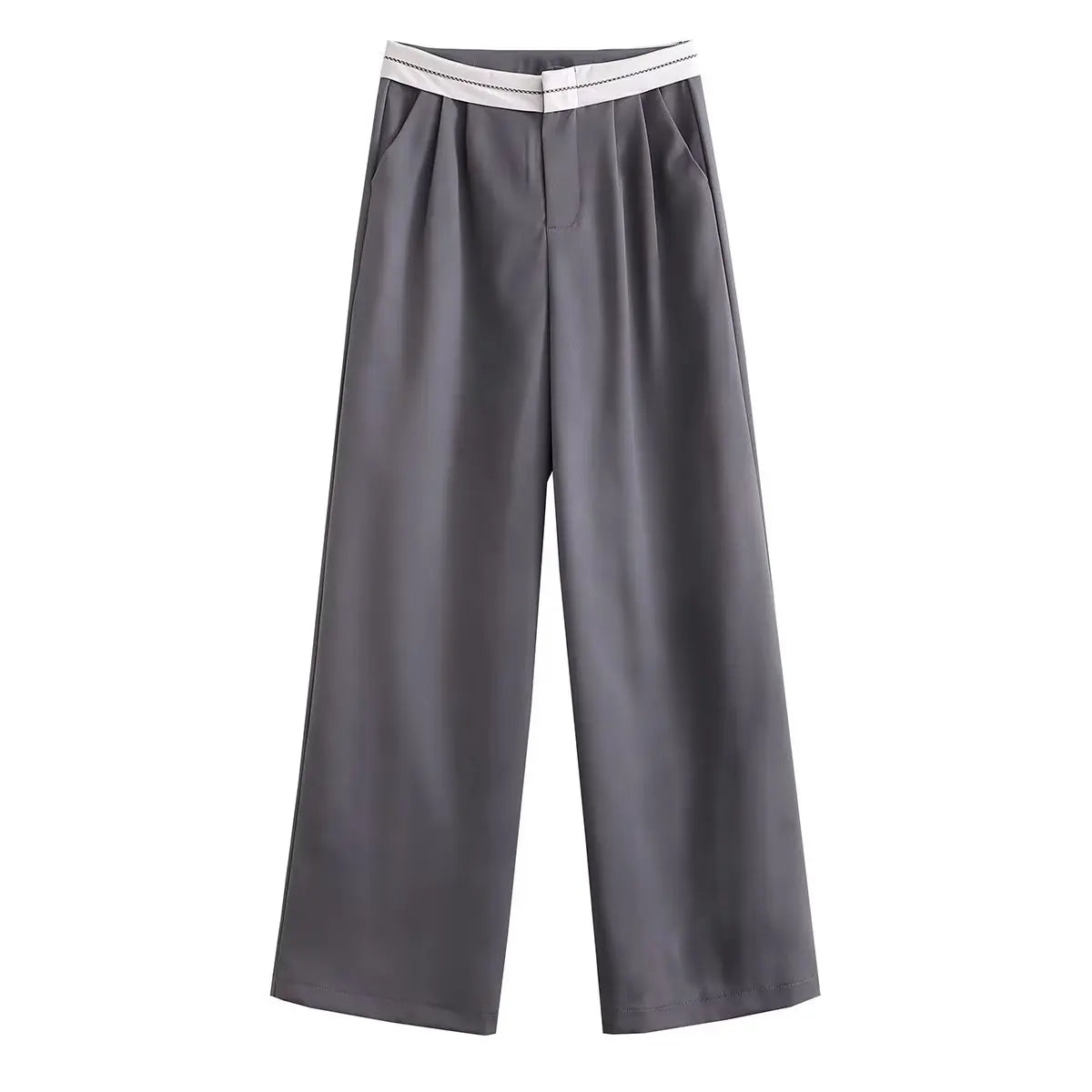“Italiana” Women’s Business Casual Vintage High Waist Designer Pants