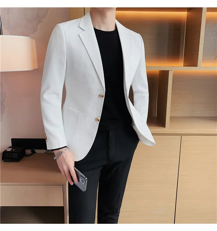 “Don’t Get It Twisted” Men’s Designer Business Casual Suit Jacket