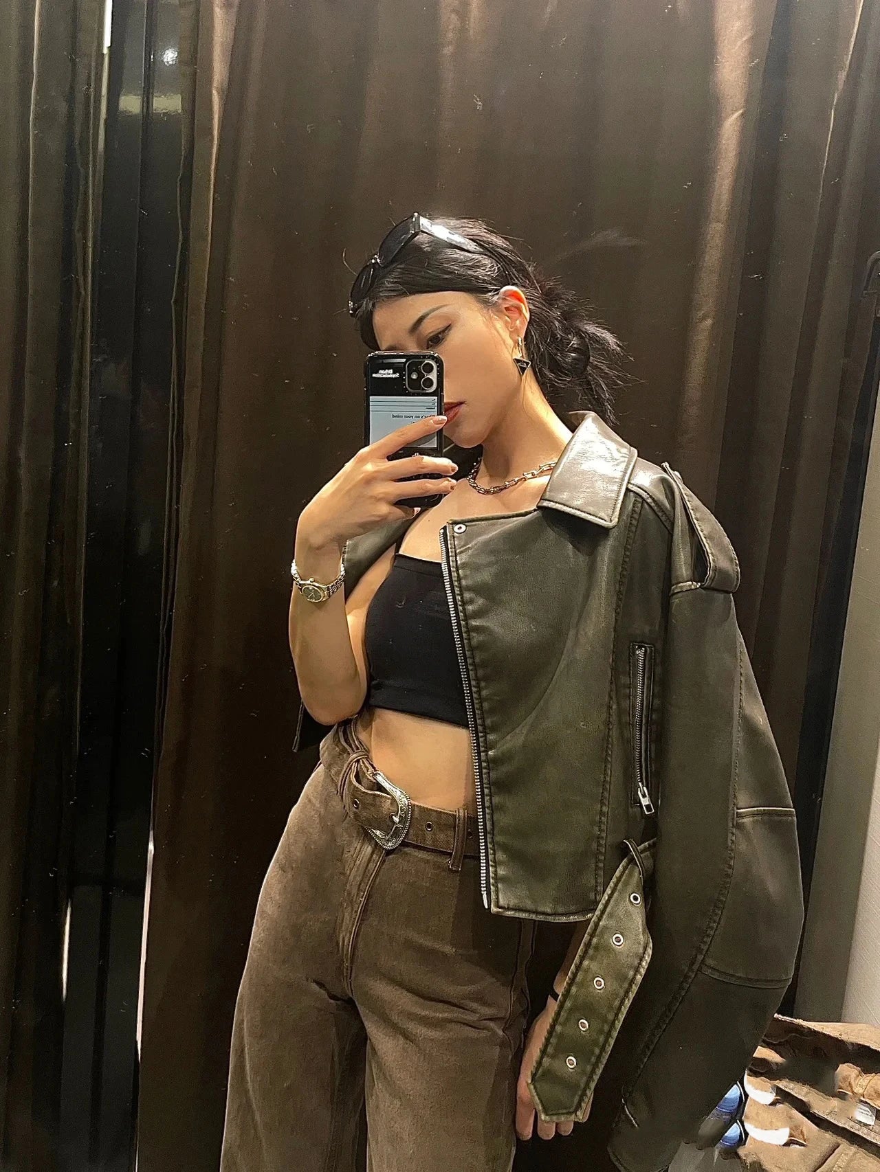 “Seriously Me” Women’s Elegant Belted Designer Jacket