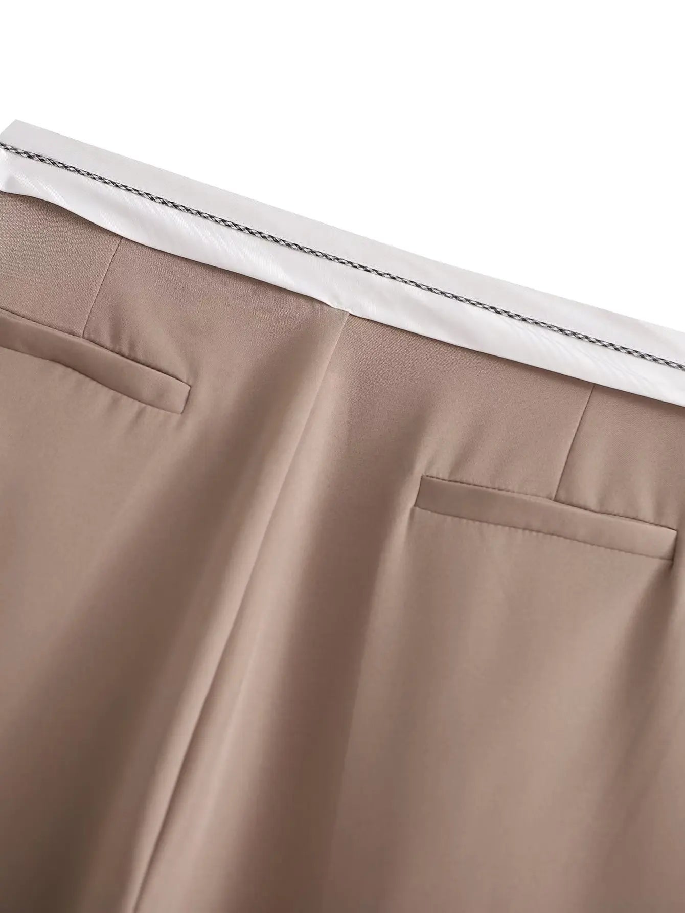 “Italiana” Women’s Business Casual Vintage High Waist Designer Pants